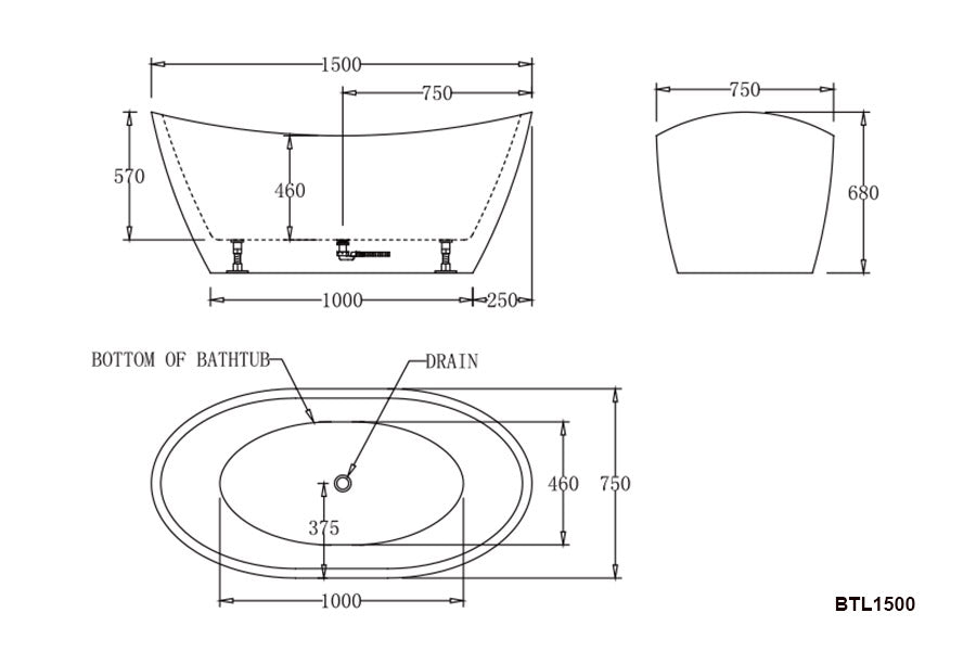 Lyon Freestanding Bathtub